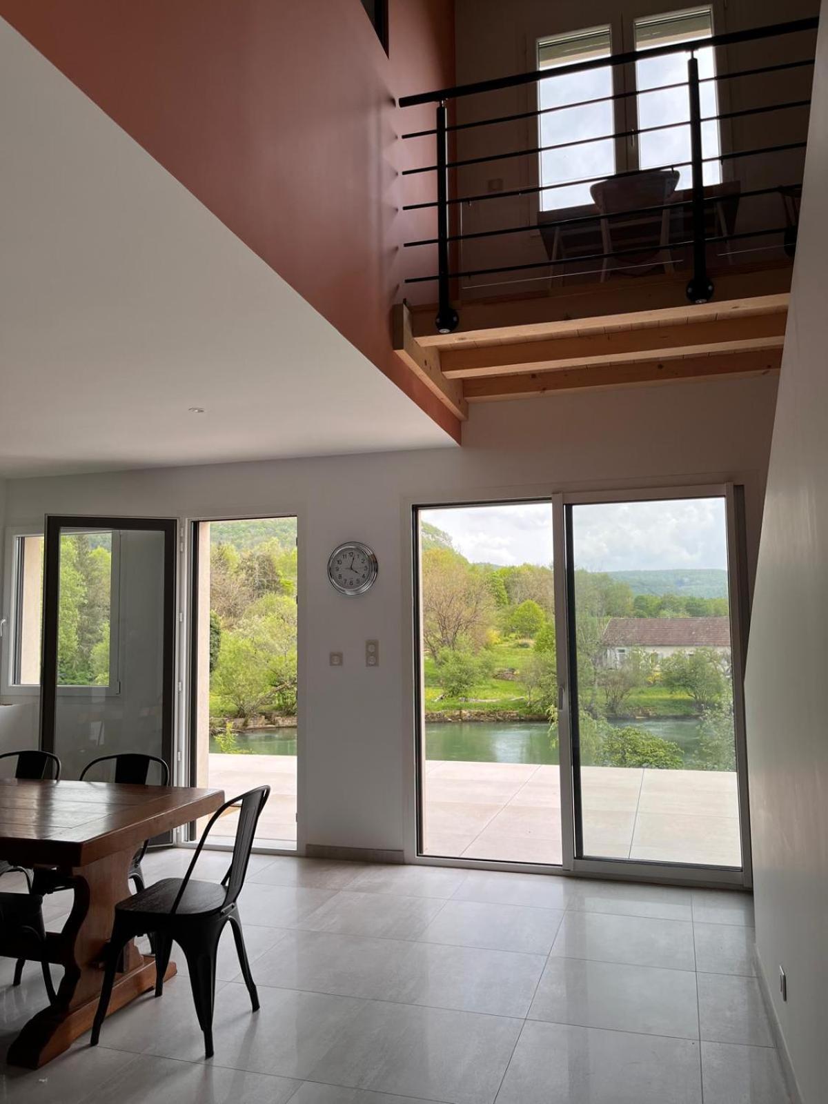 Maison De Vacances - Vue Panoramique Riviere Ornans Exterior photo